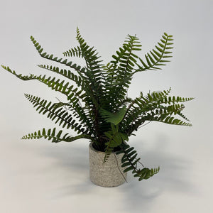 Faux Potted Fern Plant