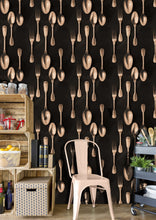 Load image into Gallery viewer, Mind The Gap Wallpaper Cutlery Copper WP20247

