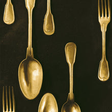 Load image into Gallery viewer, Mind The Gap Wallpaper Cutlery Brass WP20246
