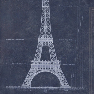 Mind The Gap Wallpaper Grand Eiffel Blue WP20219