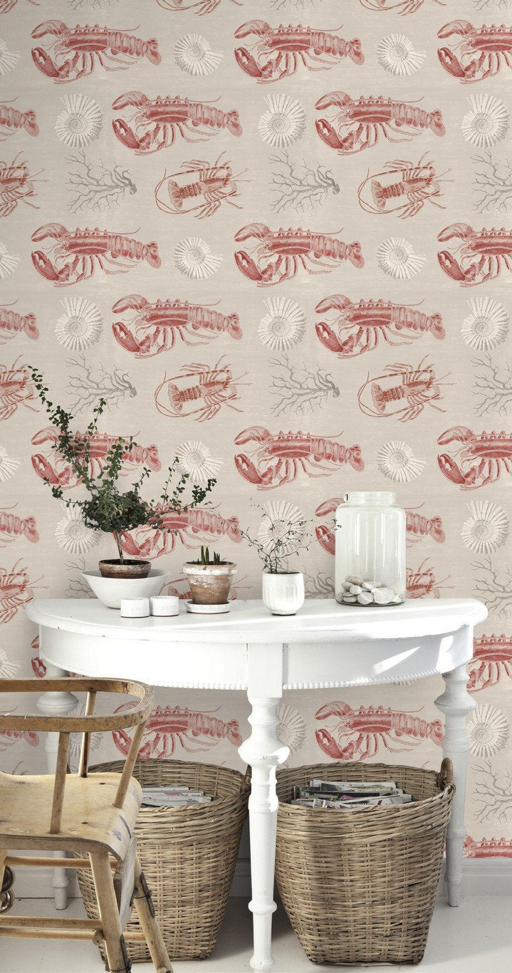 Mind The Gap Wallpaper Lobster Taupe WP20013